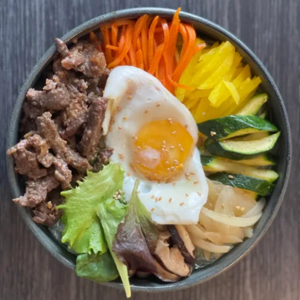 Bibimbap - Oksekød - lille