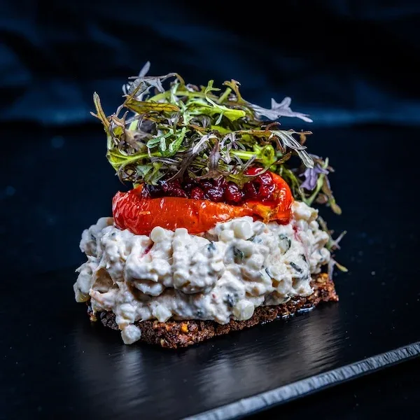 Smørrebrød med lakserilette