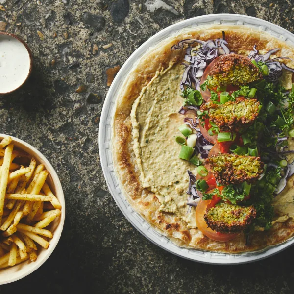 Malawach Wrap - Falafel